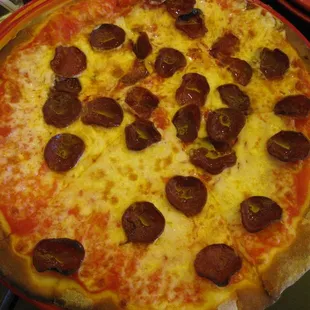 Gluten free pepperoni pizza