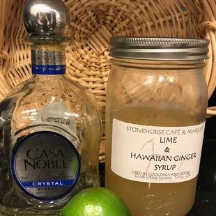 Created the most delicious margaritas with the Stonehorse special summer blend of lime &amp; Hawaiian ginger syrup!