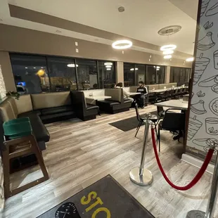 interior, sushi and sashimi