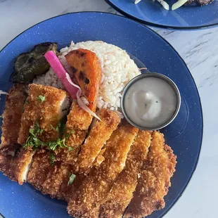 Cream chop chicken
