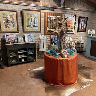 Jim&apos;s Watercolors, pottery, countertop
