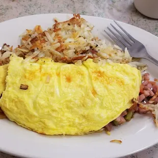 Denver omelet. Don't forget the hash browns!