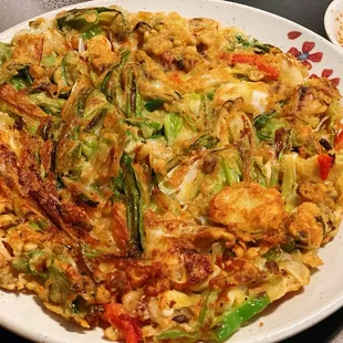 Seafood pancake