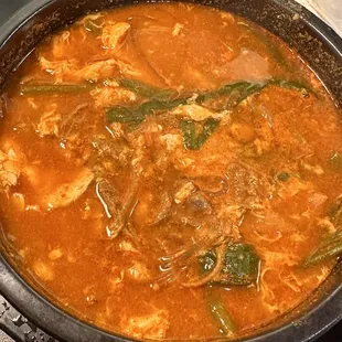 Spicy beef brisket soup (yuk gae jang)