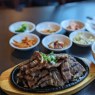 Galbi dinner portion