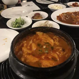 Kimchi Beef Tofu Soup