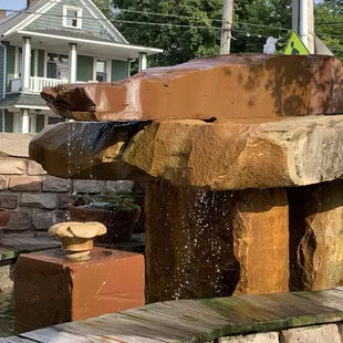 Stone fountain
