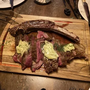 steak on a cutting board
