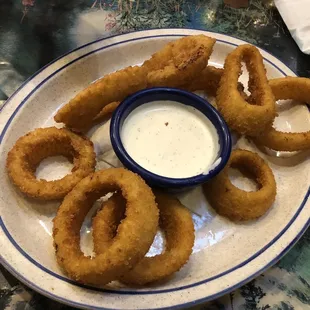 Fried onion rings