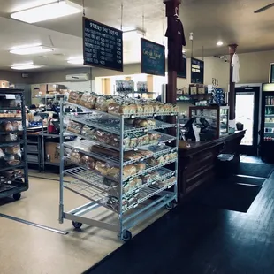 Inside view of bakery