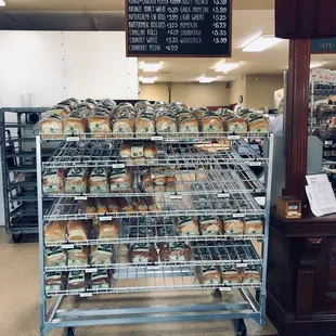 Freshly baked breads.