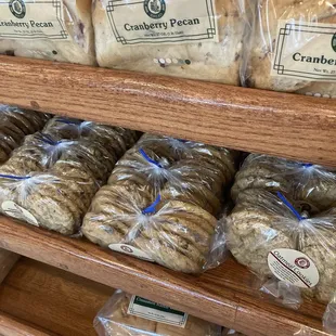 Their rack of various breads even contains some cookies. Just right for Grab-And-Go