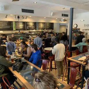A very very busy Monday lunch hour