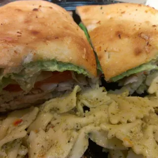 Garlic and Basil Chicken Sandwich