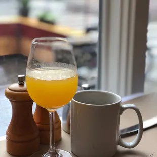 When Bellini meets Coffee at the window table.
