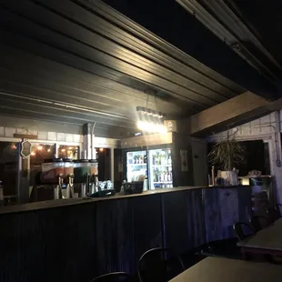 Bar inside in pavilion