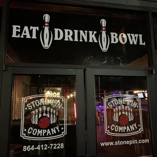 Entrance into lower level off parking lot