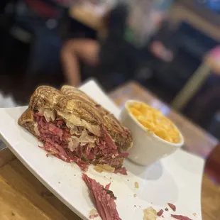 This is the Ruben sandwich it was better than the Cuban but not by much.