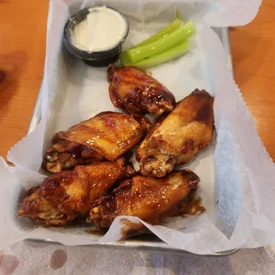 Bourbon Chicken Wings!