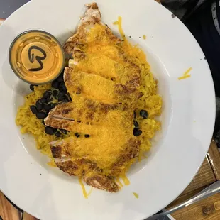 Southwest Bowl with blackened chicken.