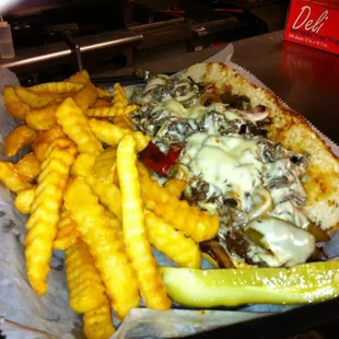 Philly Cheese Steak Sandwich