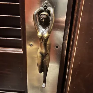 Door handle bathroom