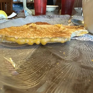 pitiful grilled cheese "panini"