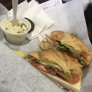 California Dreamer with potato salad