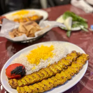 Yazd Chicken Koobideh 2 Skewer  @colorful.eats