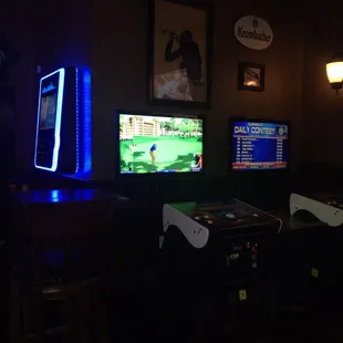 a row of video games
