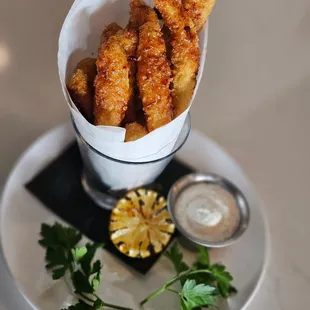 Chipotle Honey Glazed Calamari