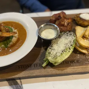Seafood flight