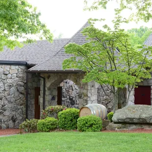 The main entrance of Stone Villa