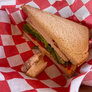 chicken breast on sourdough!