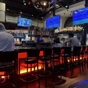 Open seating at the bar area.