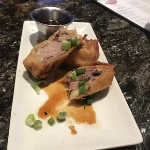 Prime Rib Egg Rolls