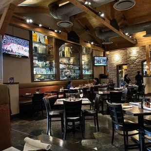 the dining area