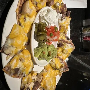 Beef Fajita Big Rock Nachos