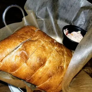 Fresh made ciabatta bread