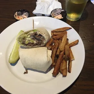 Tavern steak wrap