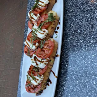 tomatoes and mozzarella