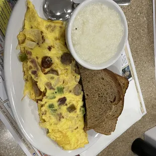 Super Omelette with grits