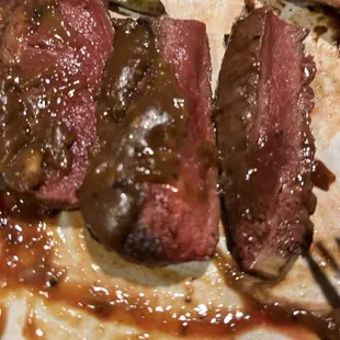 Ostrich Filet was delicious