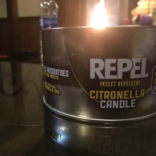 We spent about $60 on candles and spray to survive.