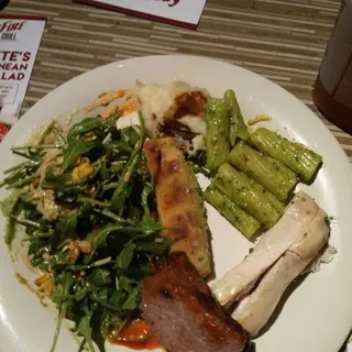 Tri Tip*, Chicken & Baby Back Pork Ribs