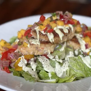Crab cake Salad