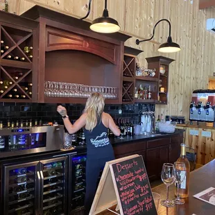 Bar area