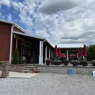 the front of the winery