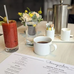 N/A Bloody Mary and French Press