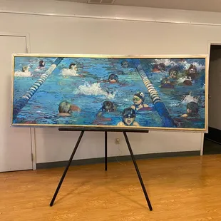 Painting of stonegate lap pool!!